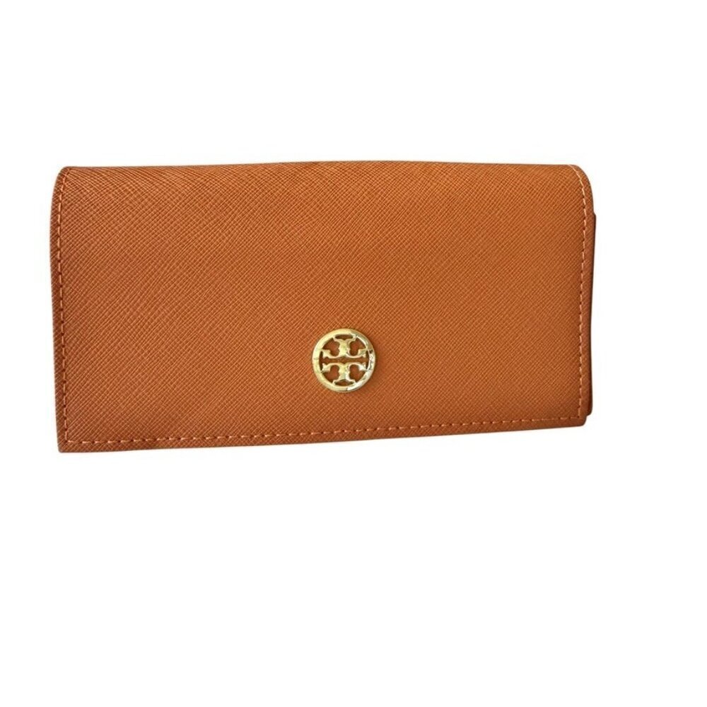 Tory Burch Sunglasses Case Holder faux Saffiano Leather Logo New Without Tags